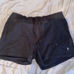 black work out shorts